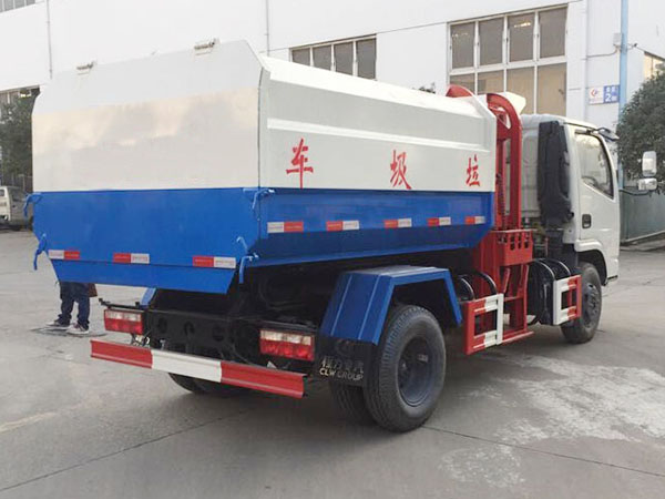 【国五】东风小霸王挂桶式垃圾车