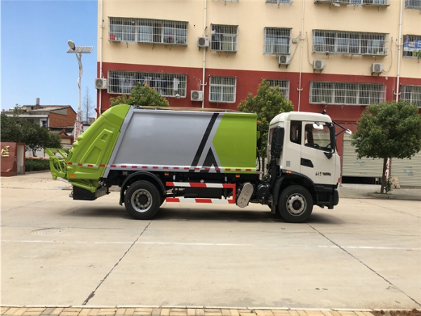 【国五】东风天锦12立方压缩式垃圾车