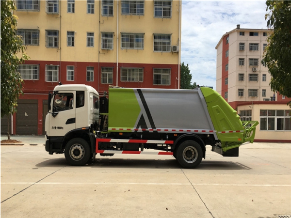 【国五】东风天锦12立方压缩式垃圾车