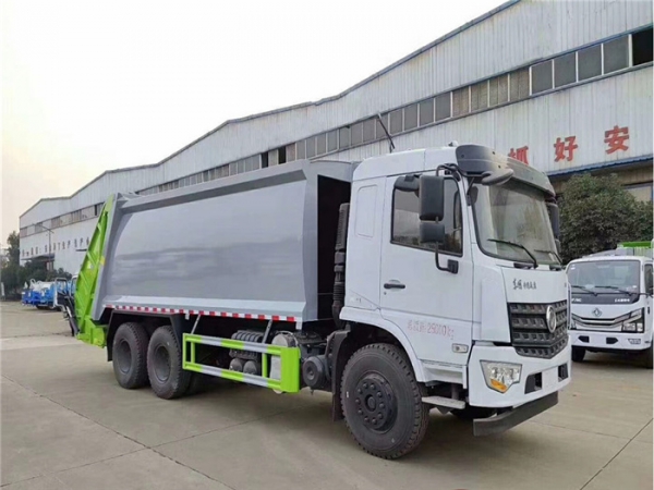 【国六】东风专底后双桥18立方压缩式垃圾车