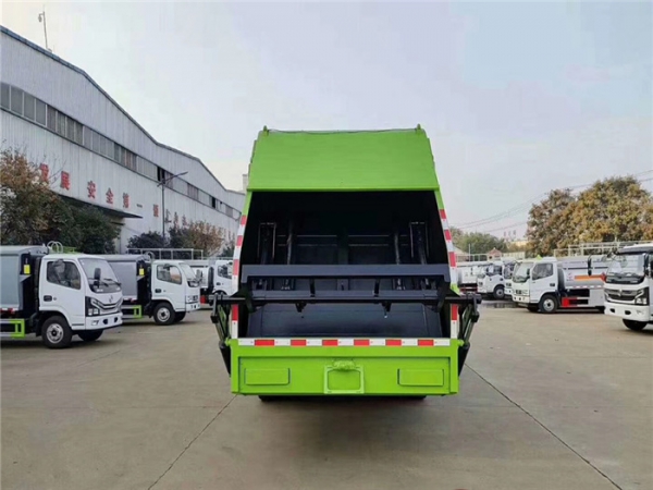 【国六】东风专底后双桥18立方压缩式垃圾车
