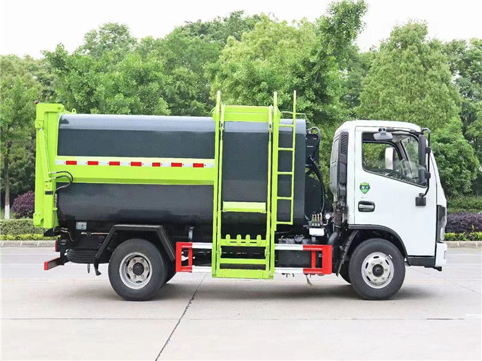 【国六】东风多利卡6方侧装挂桶垃圾车