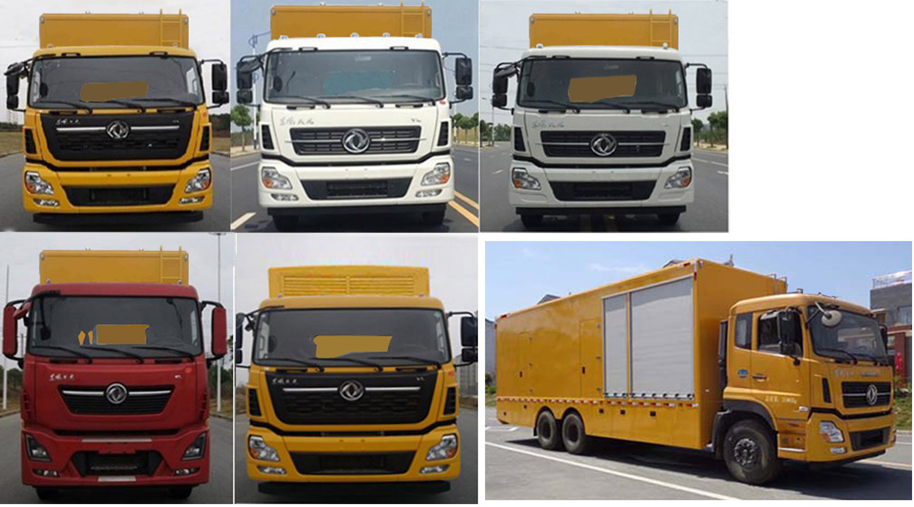 东风天龙后双桥500KW—800KW电源车