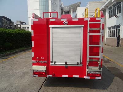 程力威牌CLW5070GXFGL25型干粉水联用消防车