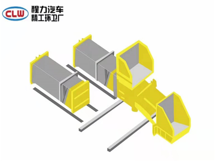 分体式压缩垃圾站