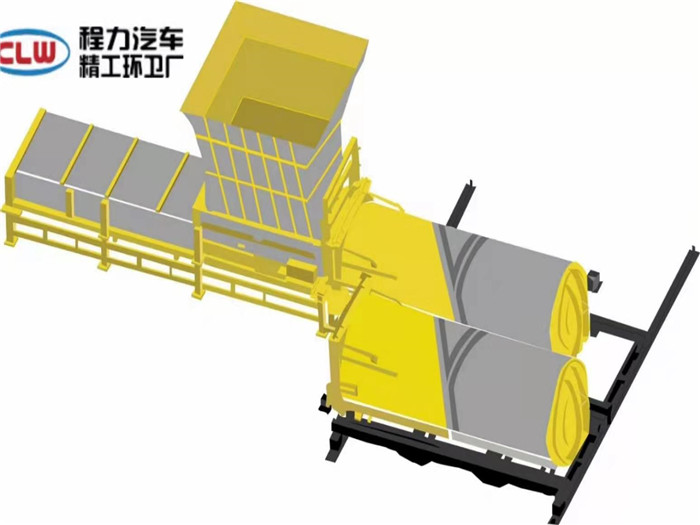 分体式压缩垃圾站