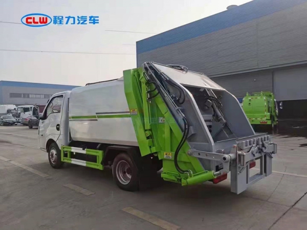 【国六】东风途逸4方压缩式垃圾车